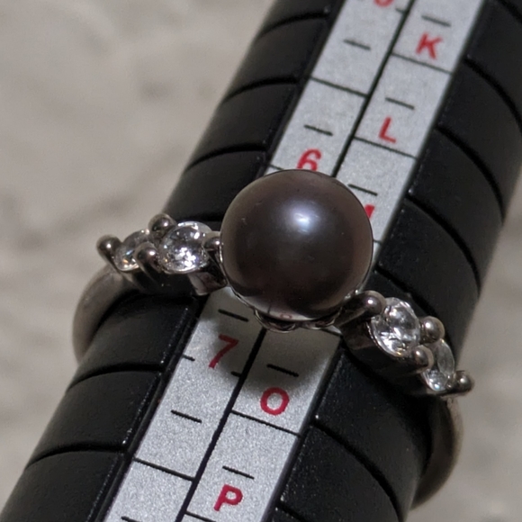 Skydancer Ring - Size 7 - Vantel Pearls - Picture 10 of 12
